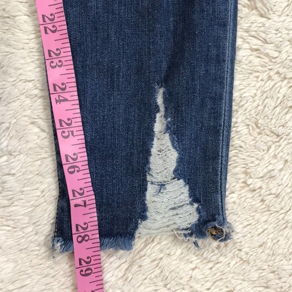 Joe's Jeans Women's Skinny Jeans - Distressed Blue - Picture 10 of 12